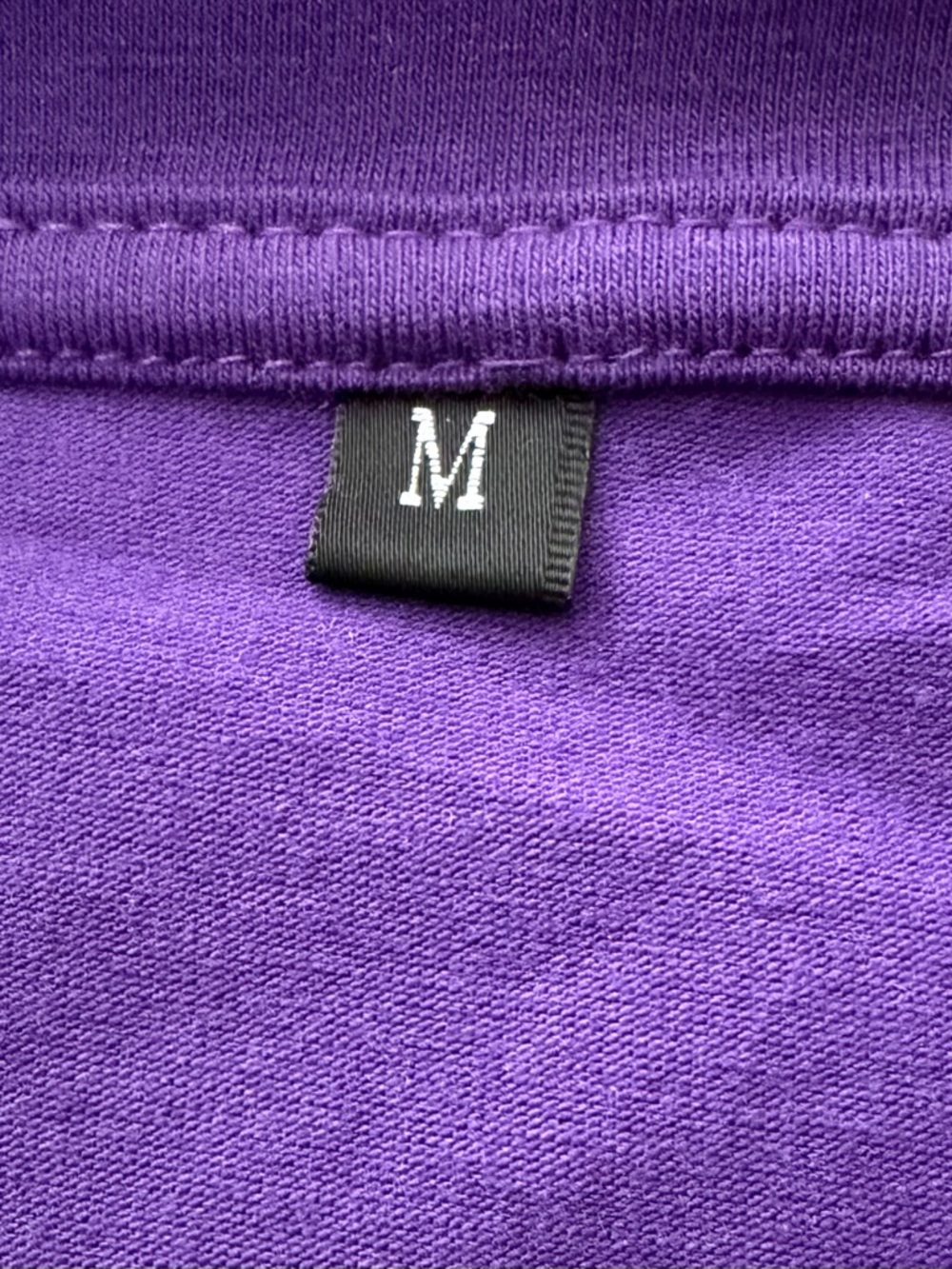 Women's Long-Sleeve Crewneck Tee in Purple - Picture 6 of 6